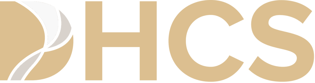 Del Rae Behavioral Health logo with abstract design and text.